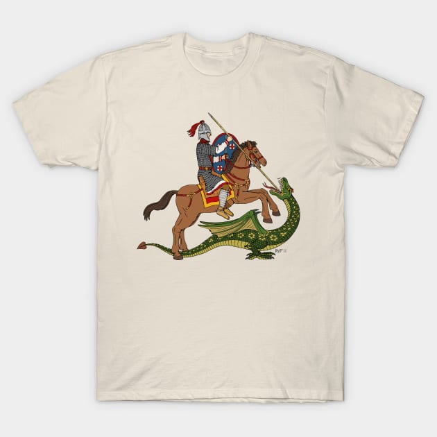 Roman Saint George T-Shirt by AzureLionProductions